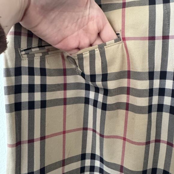 Burberry London Perham Cotton Trousers in Nova Check - Picture 6 of 10